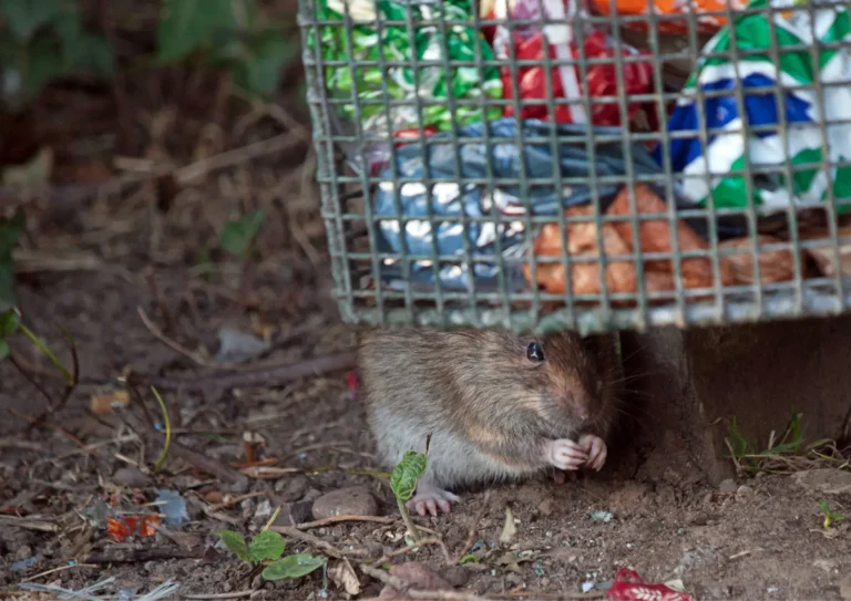 Rats sous une poubelle à Asnières-sur-Seine