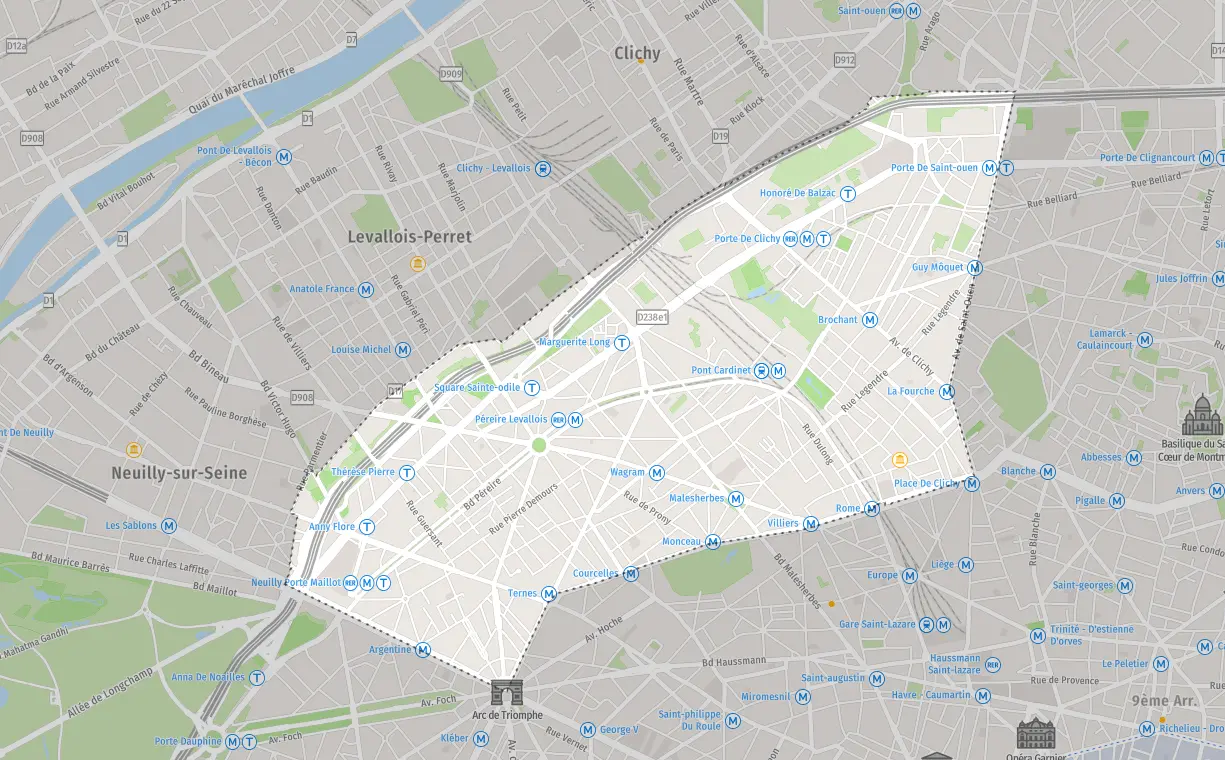 Dératisation Paris 17 plan