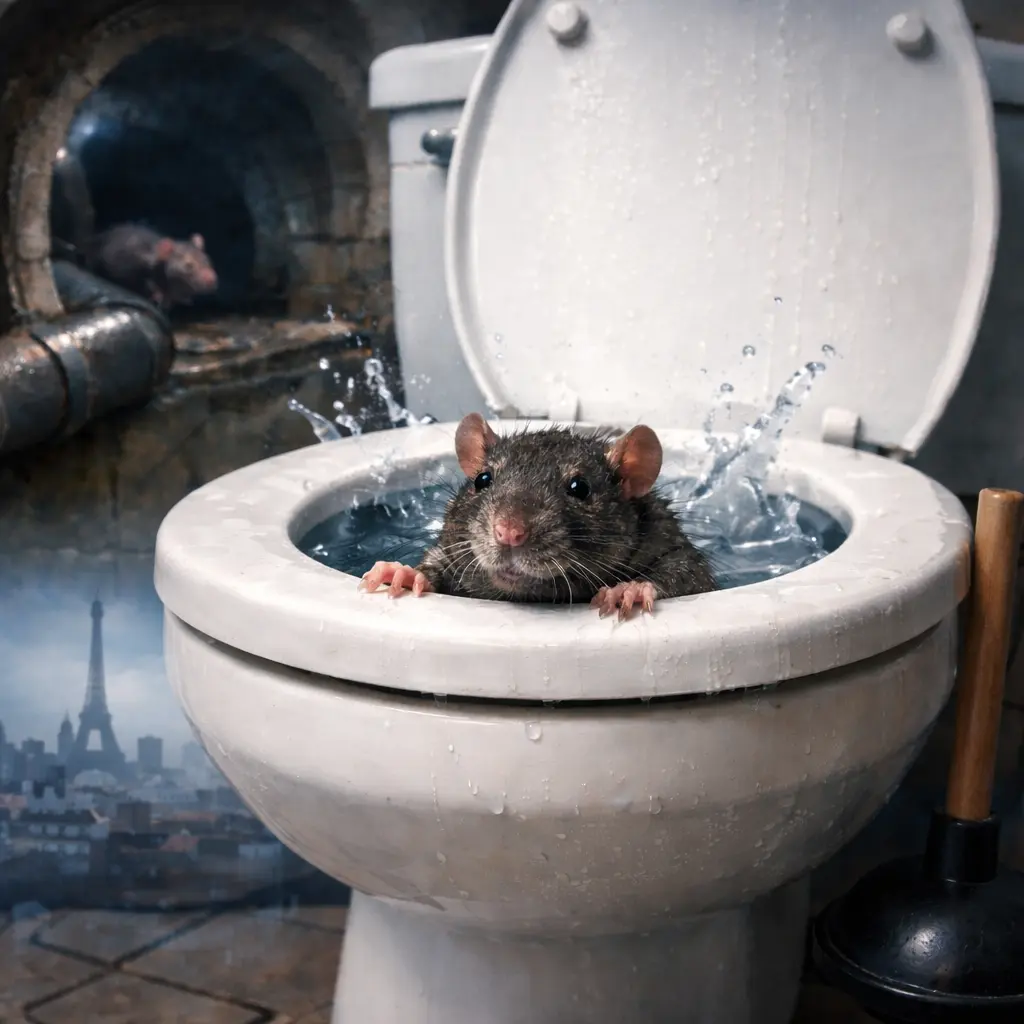 Rat dans les toilettes : mythe urbain ou vraie menace ?