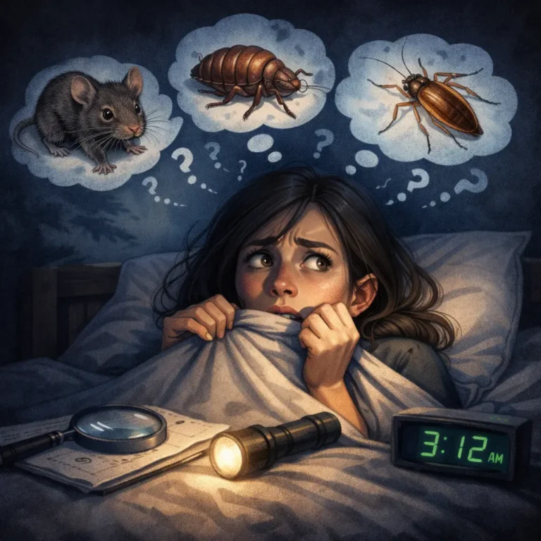 Est-ce que je psychote avec les nuisibles