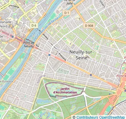 Carte de Neuilly-sur-Seine 92200 et zones d’intervention de dératisation