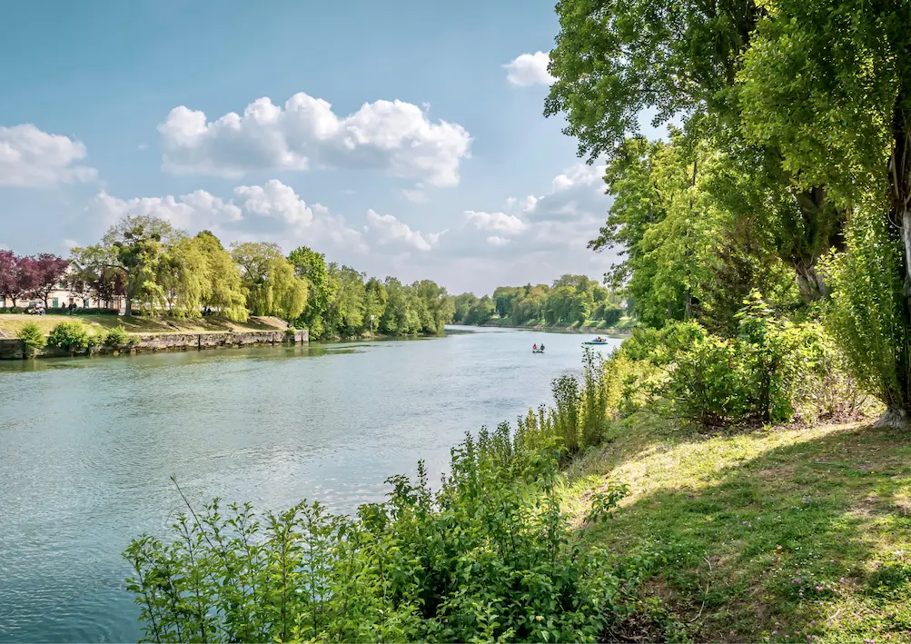 Rivière dans le Val-d’Oise en Île-de-France