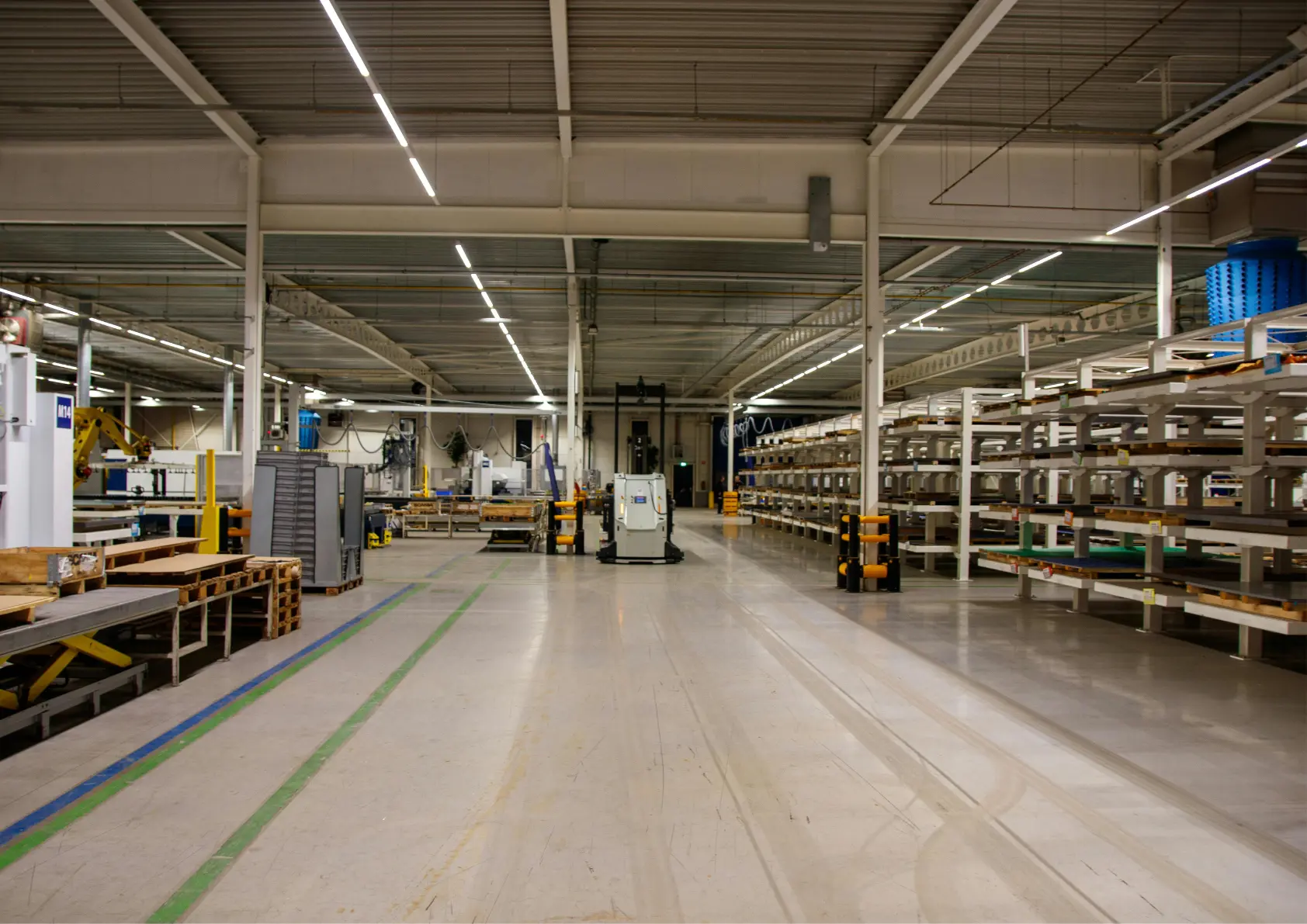 Zone de production dans l’industrie agroalimentaire