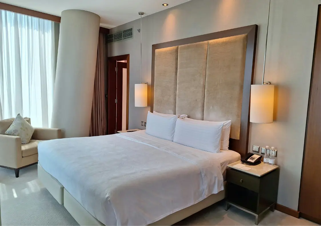 Punaises de lit dans une chambre d'hôtel